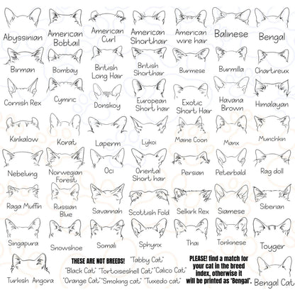 Embroidered Pet Portrait Sweatshirt, Custom Dog Cat Ears, Pet Lover Gift