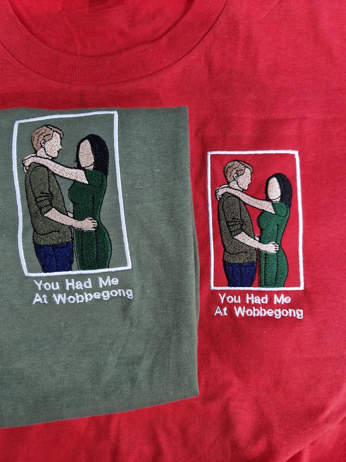 Embroidered sweatshirt, Custom embroidered photo shirt, custom embroidered tshirt, Custom embroidered photo