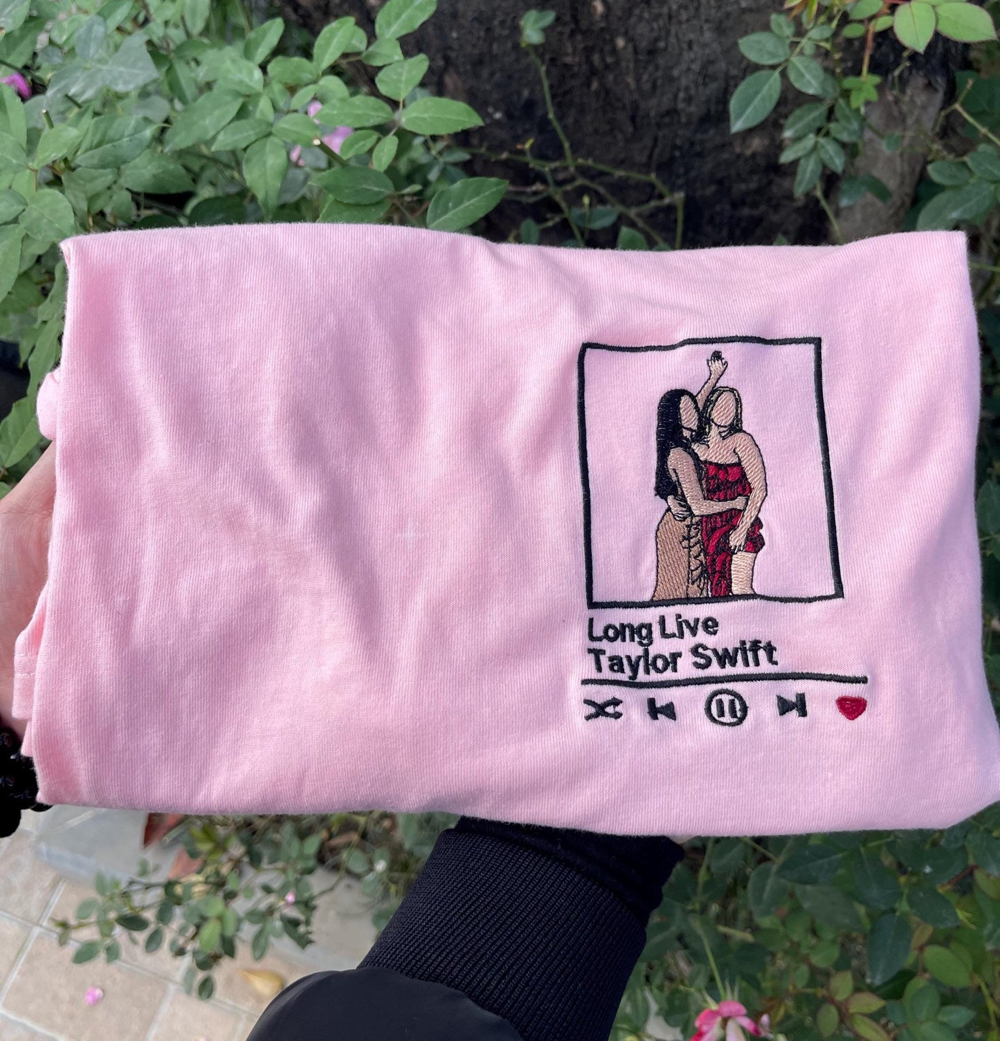 Custom Embroidered Sweatshirt, Custom Embroidered Photo Shirt, Custom Embroidered Shirt, Custom Embroidered Photo