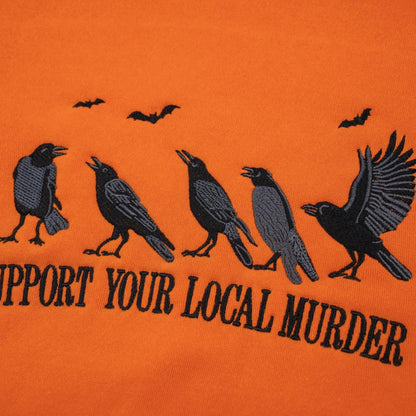 Vintage Raven Sweatshirt: Dark Academia Witchy Crow Gift