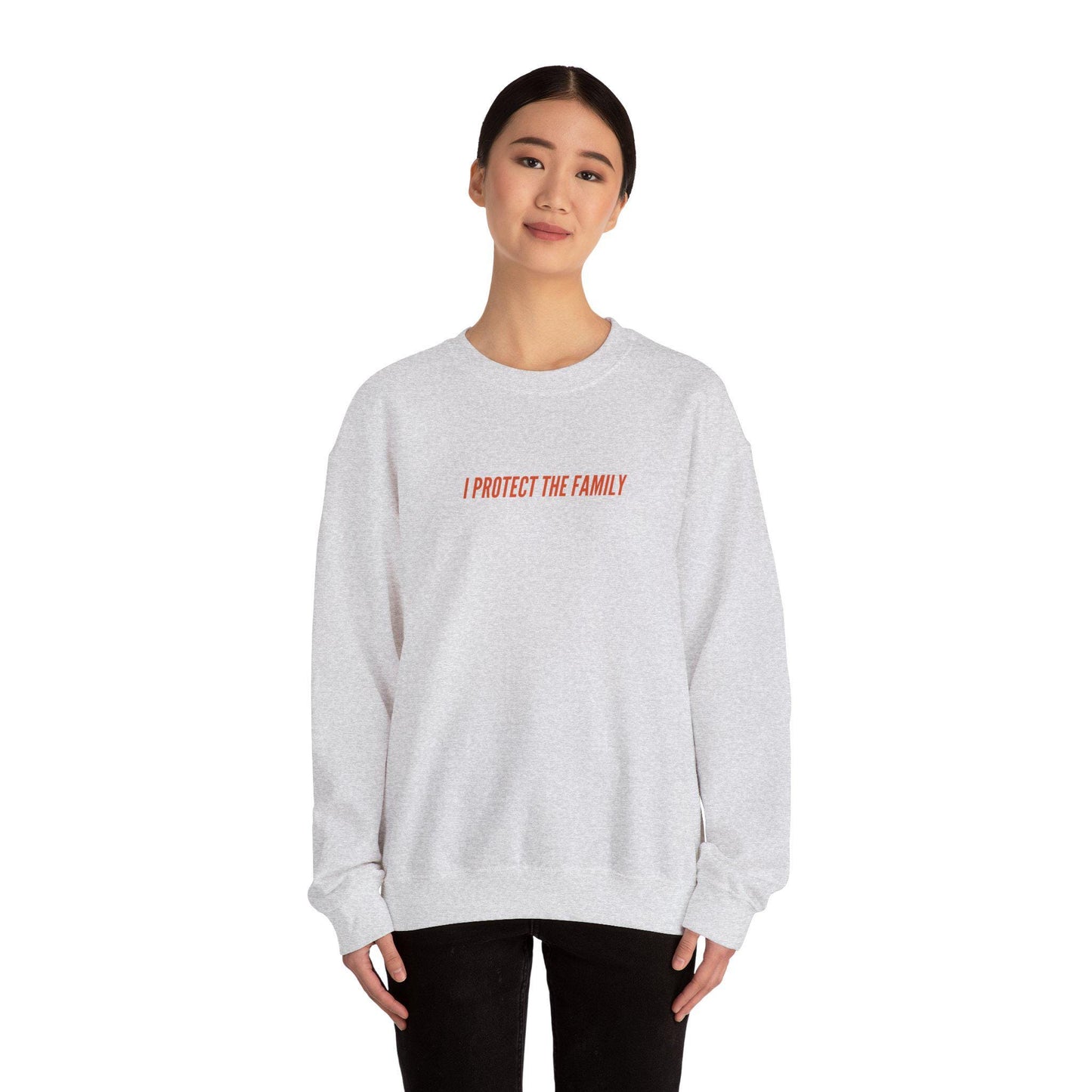 I Protect The Family Unisex Heavy Blend™ Crewneck Sweatshirt