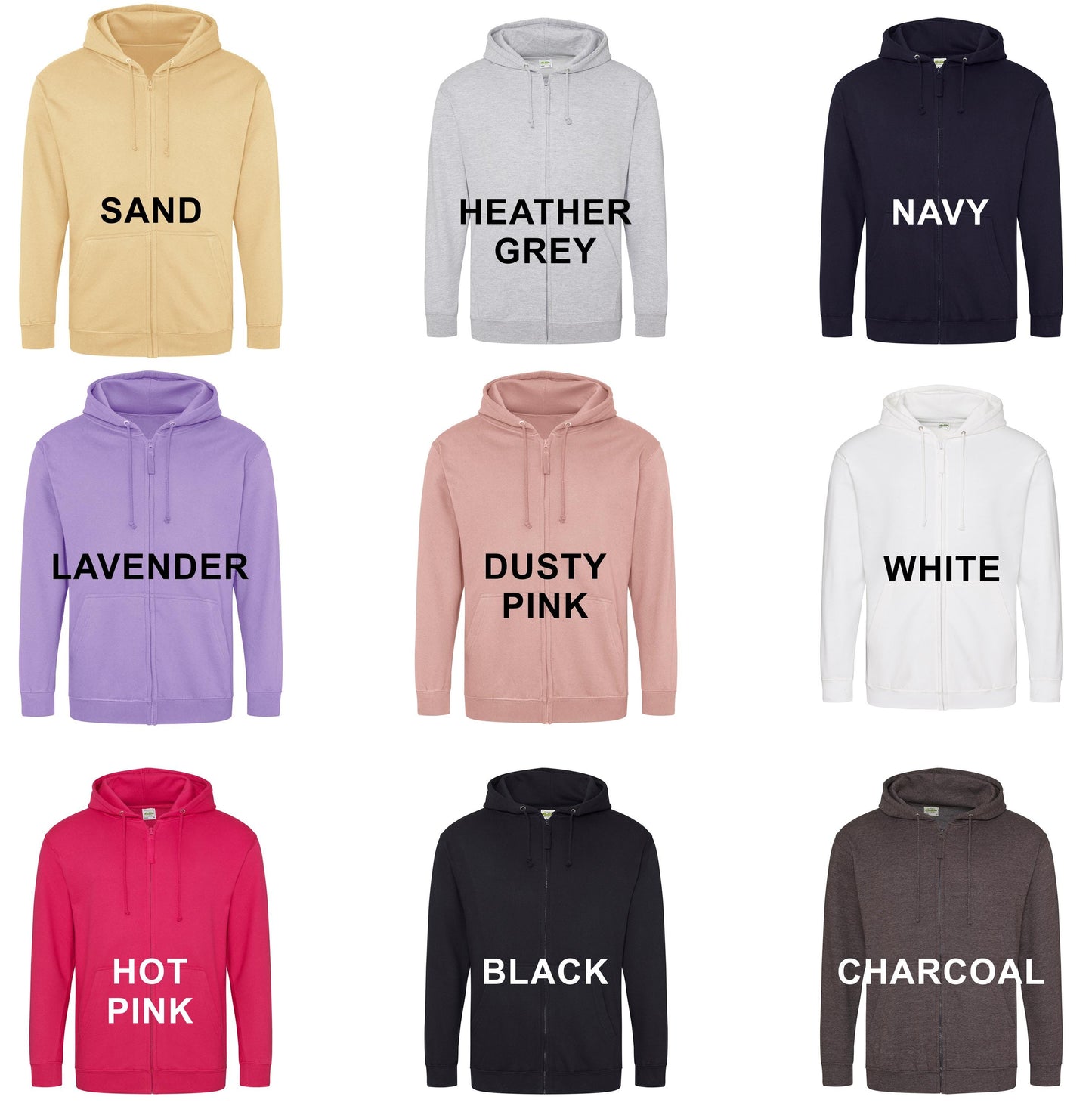 Custom Embroidered Roman Numeral Date + Initials on Sleeves Zip Hoodie, Personalised zip hoodie, Embroidered zip hoodie, Couples Hoodie