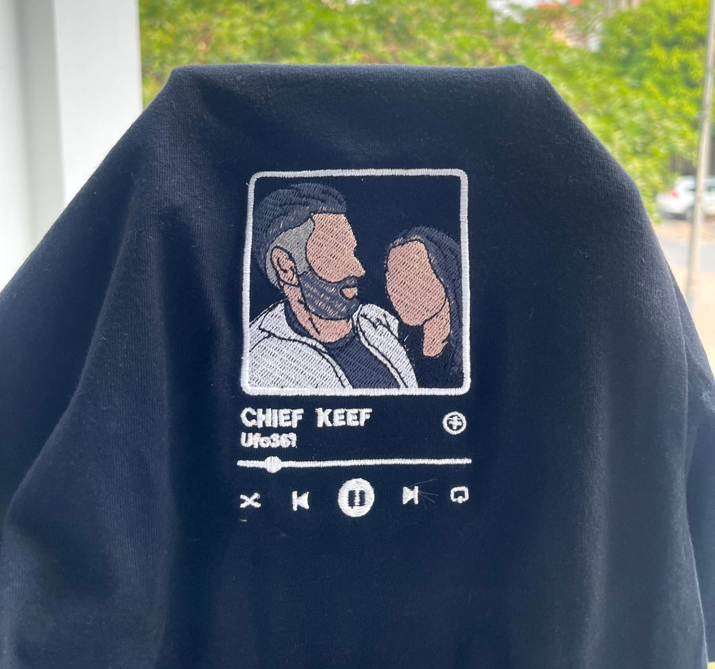 Embroidered family photo sweatshirt, your own photo shirt, custom embroidered photo shirt, custom photo embroidered shirt