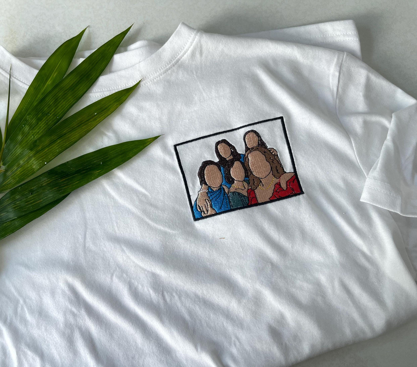 Valentines day gift, Custom embroidered photo shirt, custom embroidered tshirt, Custom embroidered photo, couples shirt