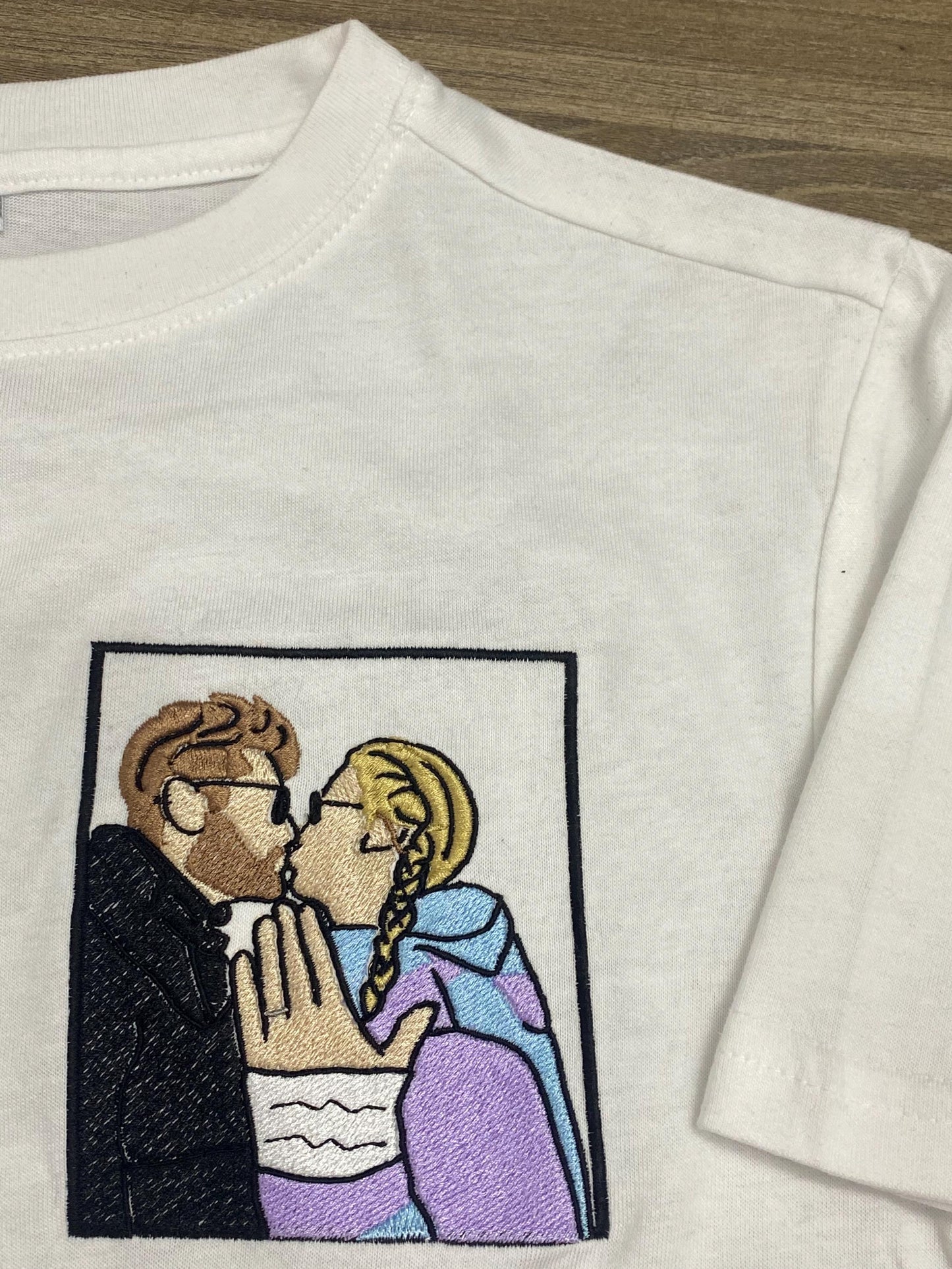 Custom embroidered t shirt, Custom embroidered photo shirt, custom embroidered tshirt, Custom embroidered photo