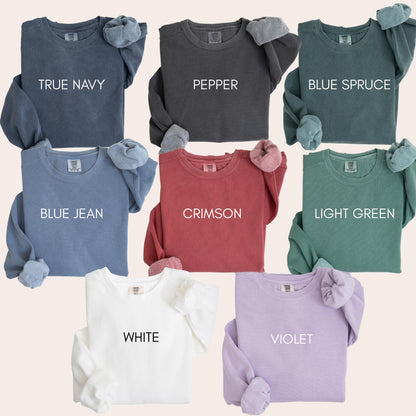 God. Family. Country. Embroidered Sweatshirt with Charlie Kirk Sleeve | vintage crewneck, american sweatshirt, christian sweatshirt