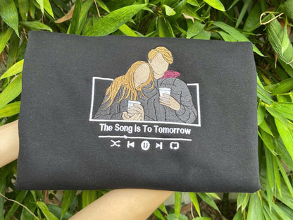 valentines day t-shirt, Valentine shirt, couple gift, Custom embroidered photo shirt