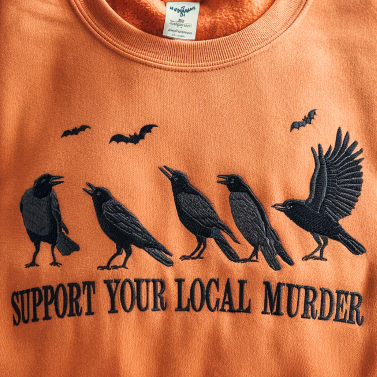 Vintage Raven Sweatshirt: Dark Academia Witchy Crow Gift