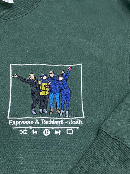 Custom embroidered t shirt, Custom embroidered photo shirt, custom embroidered tshirt, Custom embroidered photo