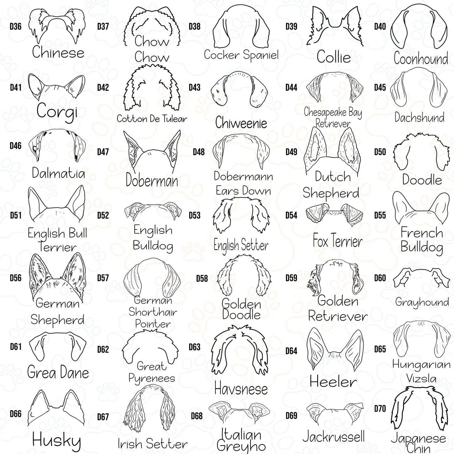 Embroidered Pet Portrait Sweatshirt, Custom Dog Cat Ears, Pet Lover Gift