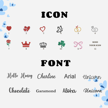 Custom Your Handwriting Embroidered Sweatshirt - Embroider Couple Message Sweater - Couple Matching Sweaters - Personalized Gift For Him Her